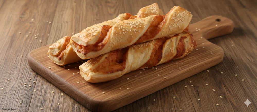 Pizza tyčinka šunka syr