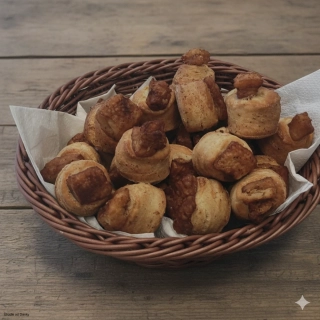 Oškvarkový mini  pagáčik kus